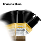 L'Oreal Professionnel Absolut Repair Molecular Bi-Phase Oil Διφασικό Έλαιο Επανόρθωσης για Ταλαιπωρημένα Μαλλιά 30ml 5
