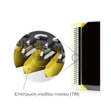 Panasonic ER-HGP74 Επαναφορτιζόμενη Κουρευτική Μηχανή Μαύρη