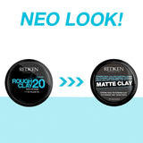 Redken Matte Clay Ματ Πηλός με Δυνατό Κράτημα 75ml 5