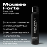Sebastian Professional Mousse Forte Αφρός Μαλλιών για Δυνατό Κράτημα 200ml 2