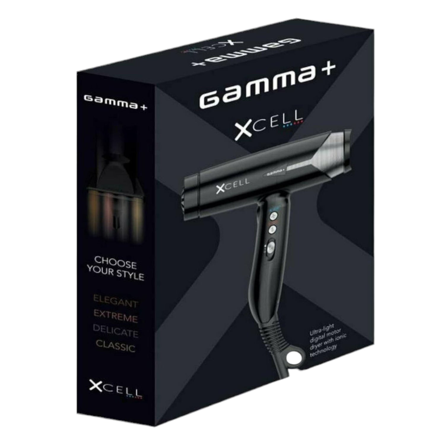 GammaPiu Xcell Hairdryer Professional Hair Dryer 1600W