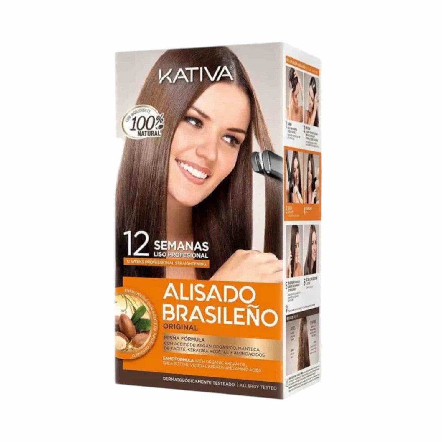 Kativa 12 Weeks Professional Straightening Alisado Brasileno Original