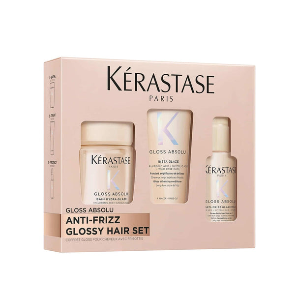 Kerastase Gloss Absolu Essentials Set για Λεία και Λαμπερά Μαλλιά (Shampoo 80ml, Conditioner 45ml, Leave in 75ml) 1
