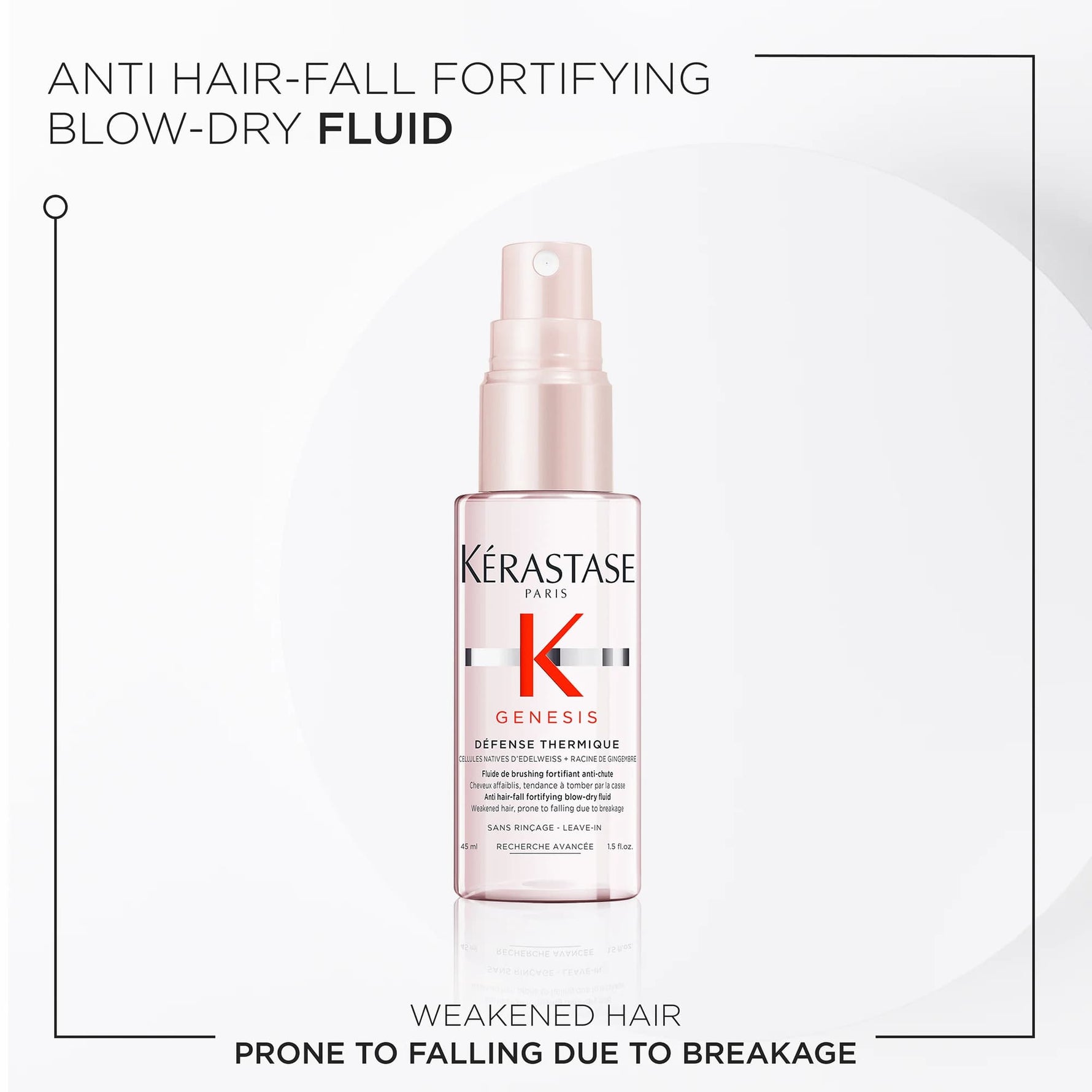 Kerastase Genesis Essentials Set για Λεπτά και Αδύναμα Μαλλιά (Shampoo 80ml, Conditioner 75ml, Blow Dry Fluid 45ml) 5