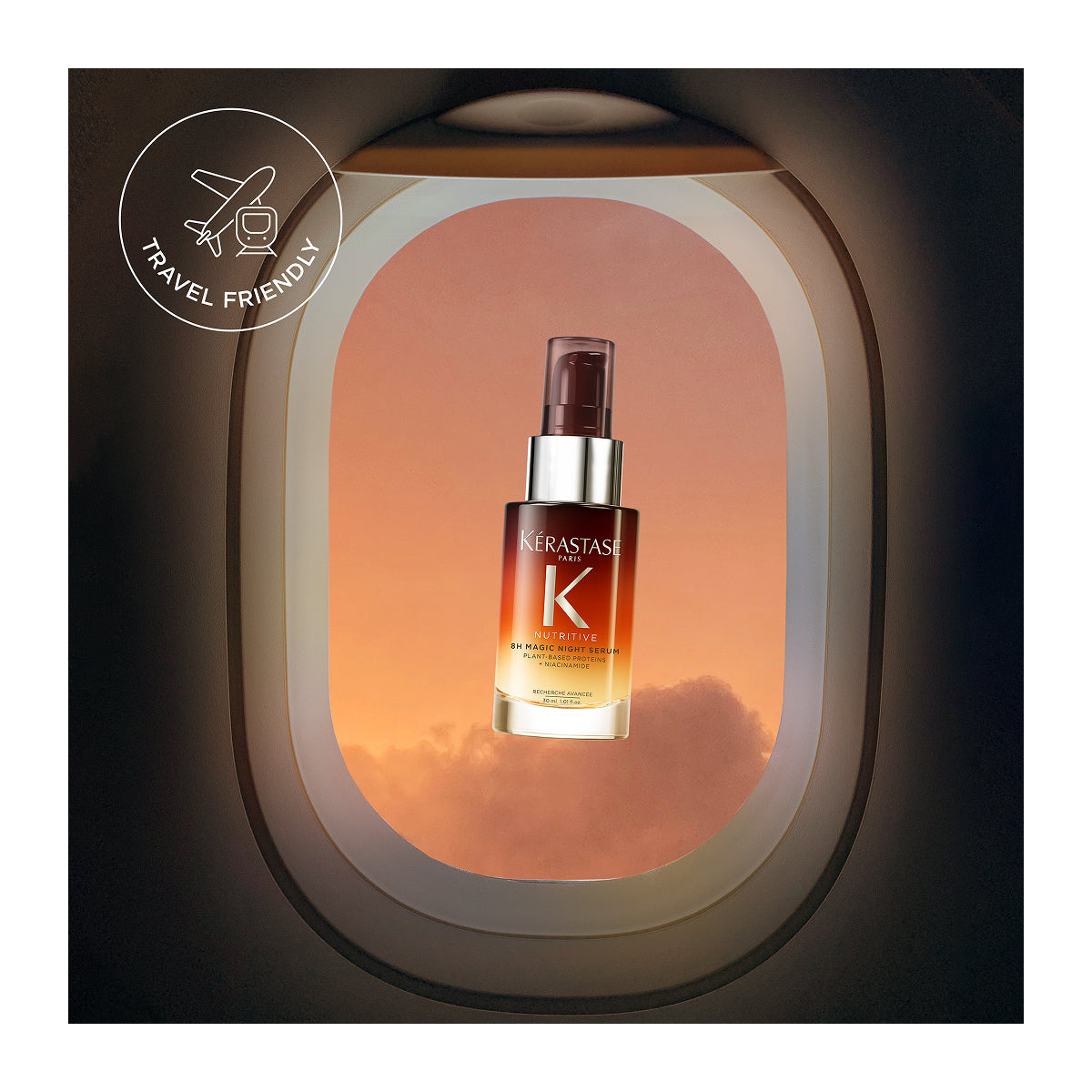 Kerastase Nutritive 8H Magic Night Serum Ορός Νυκτός για Εντατική Θρέψη & Αναζωογόνηση των Ξηρών Μαλλιών 30ml 2