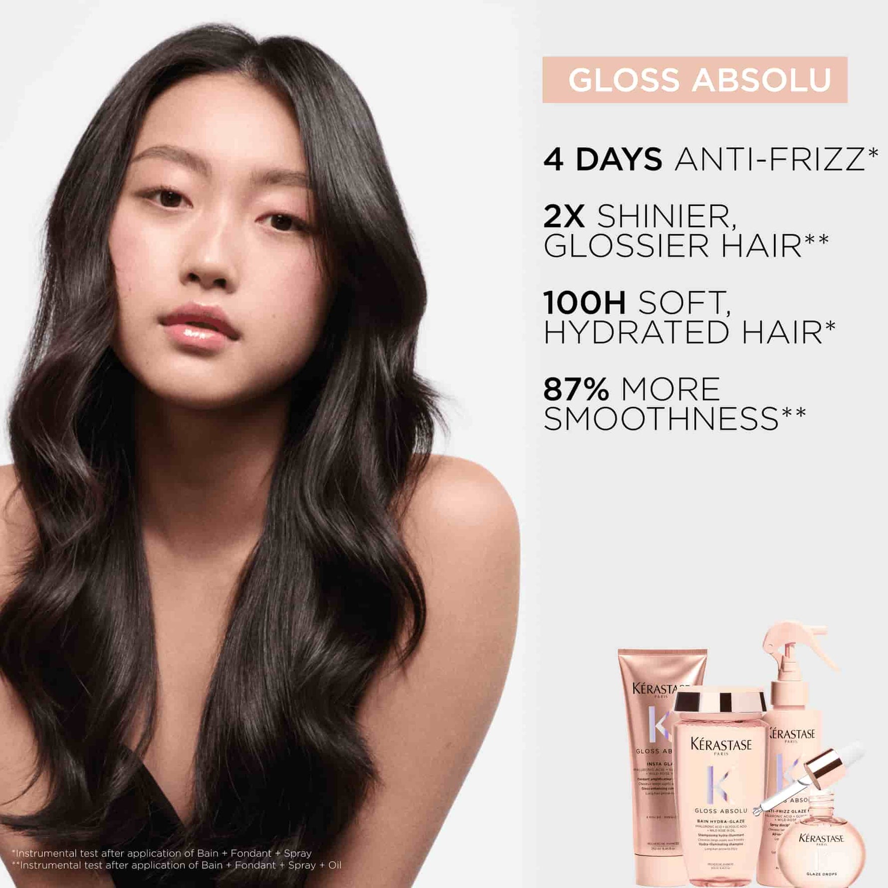 Kerastase Gloss Absolu Insta Glaze Conditioner Κρέμα Μαλλιών για Λεία και Λαμπερά Μαλλιά 75ml 2
