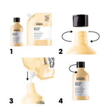 L'Oreal Professionnel Serie Expert Absolut Repair Eco Refill Σαμπουάν Για Ταλαιπωρημένα Μαλλιά 500ml