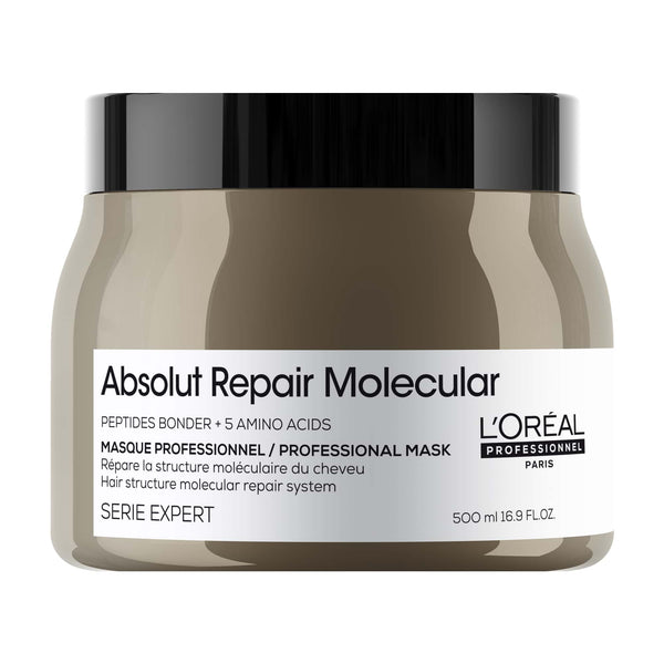 L'Oreal Professionnel Absolut Repair Molecular Μάσκα Επανόρθωσης Για Ταλαιπωρημένα Μαλλιά 500ml