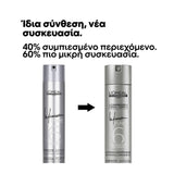 L'Oreal Professionnel Infinium Pure Soft Hairspray Λακ Μαλλιών για Απαλό Κράτημα 300ml 3