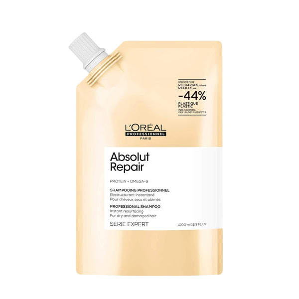 L'Oreal Professionnel Serie Expert Absolut Repair Eco Refill Σαμπουάν Για Ταλαιπωρημένα Μαλλιά 1000ml 1