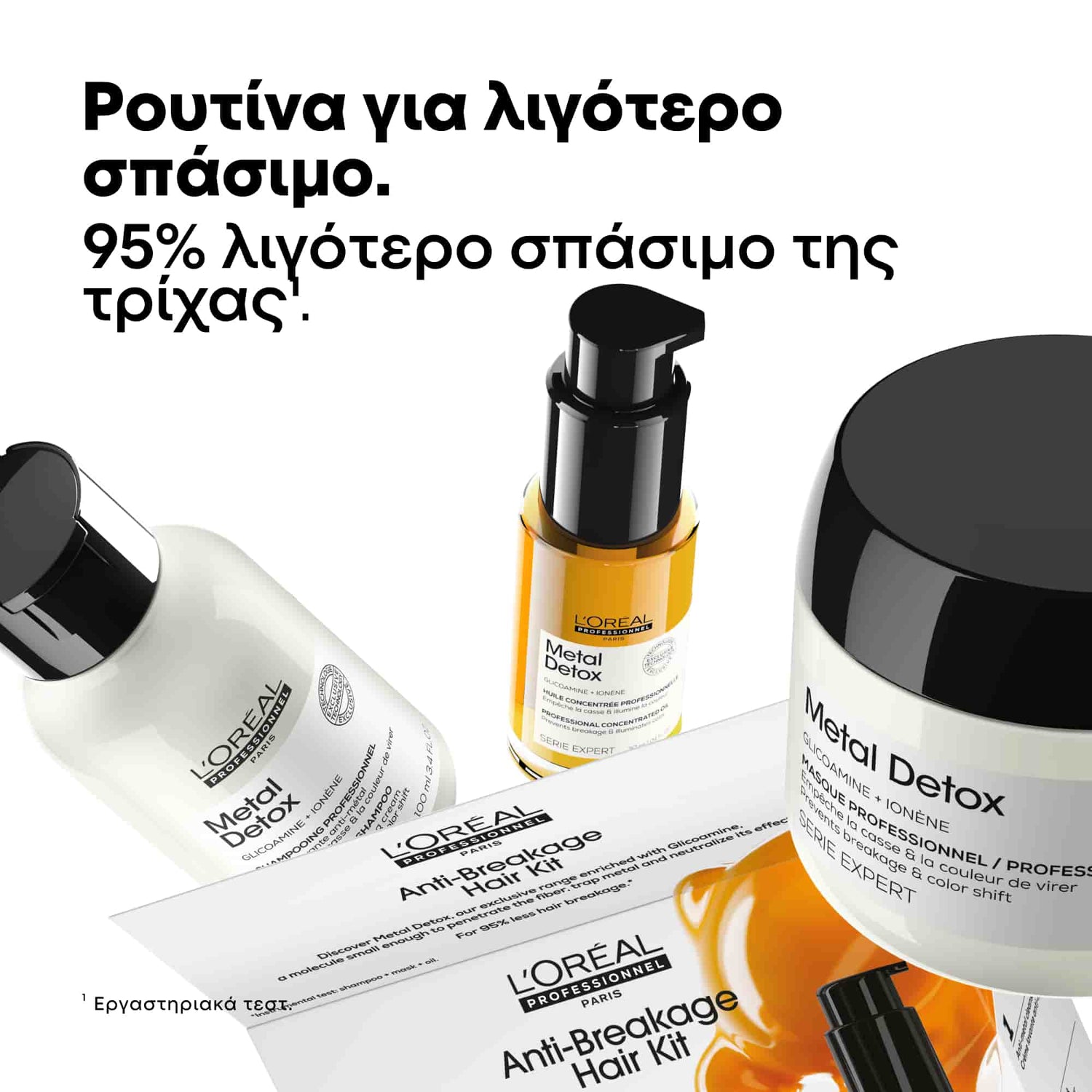 L'Oreal Professionnel Serie Expert Metal Detox Mini Trio Kit (Shampoo 100ml, Mask 75ml, Oil 30ml) 2