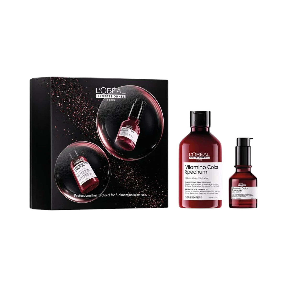 L'Oreal Professionnel Vitamino Color Spectrum Duo Σετ Περιποίησης για Λαμπερά Βαμμένα Μαλλιά 1