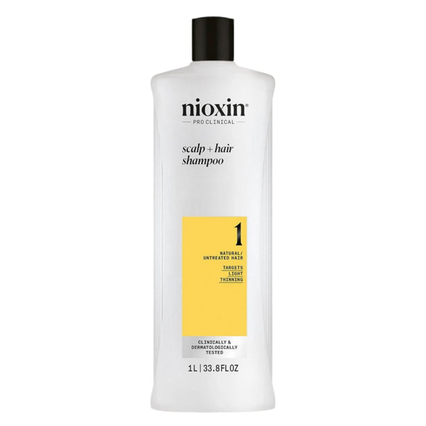 Nioxin Scalp & Hair Σύστημα 1 Σαμπουάν κατά της Τριχόπτωσης 1000ml