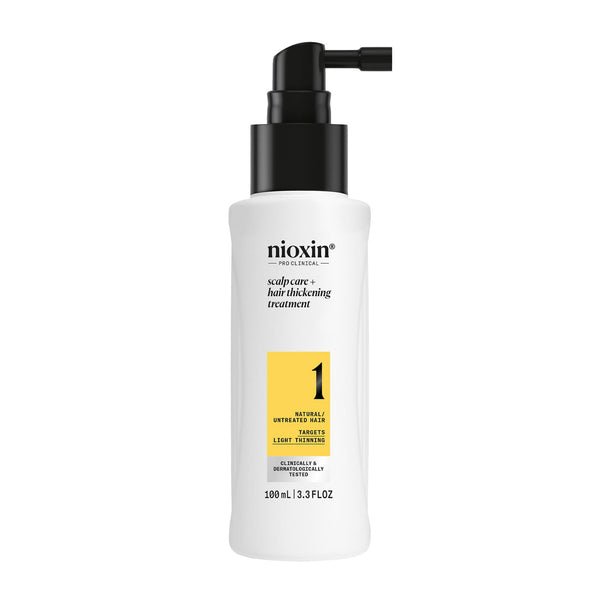 Nioxin Scalp & Hair Σύστημα 1 Θεραπεία Κατά της Τριχόπτωσης για Λεπτά Φυσικά Μαλλιά 100ml 1