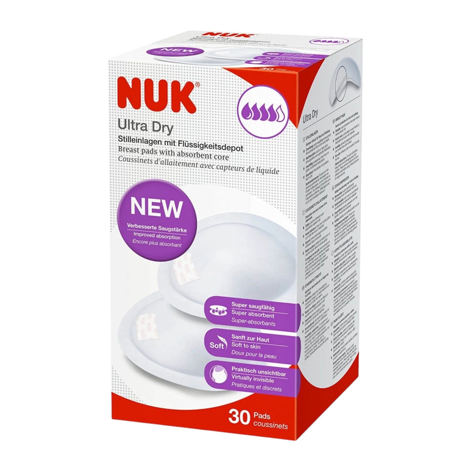 Nuk Ultra Dry Breast Pads 30 pcs