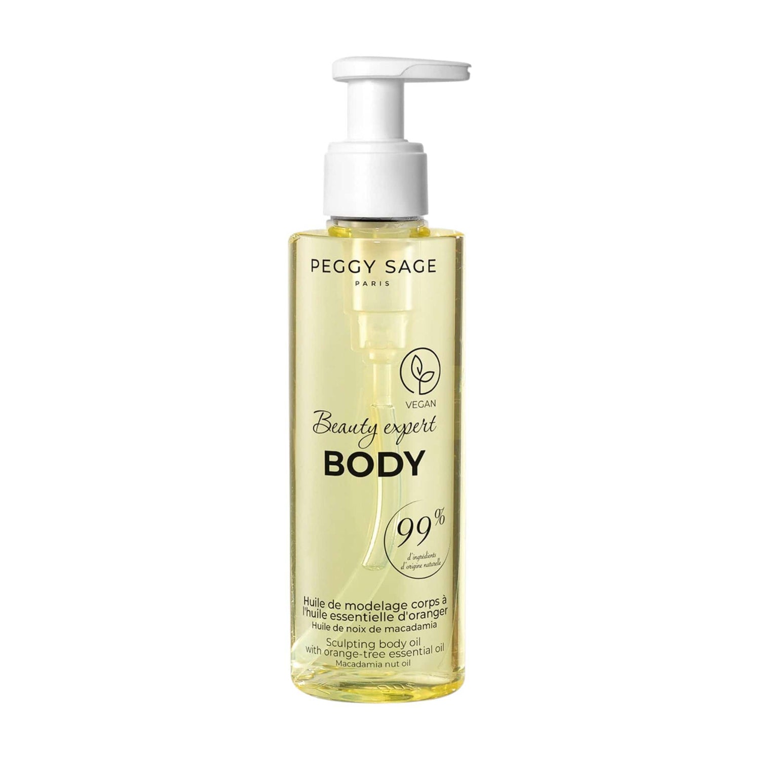 Peggy Sage Sculpting Body Oil With Orange Tree Essential Oil Έλαιο Μασάζ για το Σώμα 200ml 1