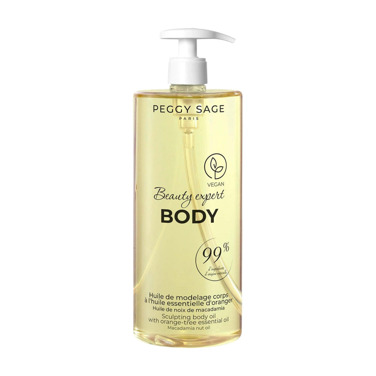 Peggy Sage Sculpting Body Oil With Orange Tree Essential Oil Έλαιο Μασάζ για το Σώμα 1Lt 1
