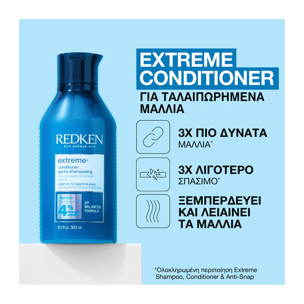 Redken Extreme Conditioner Εντατικής Αναδόμησης Για Ταλαιπωρημένα Μαλλιά 300ml