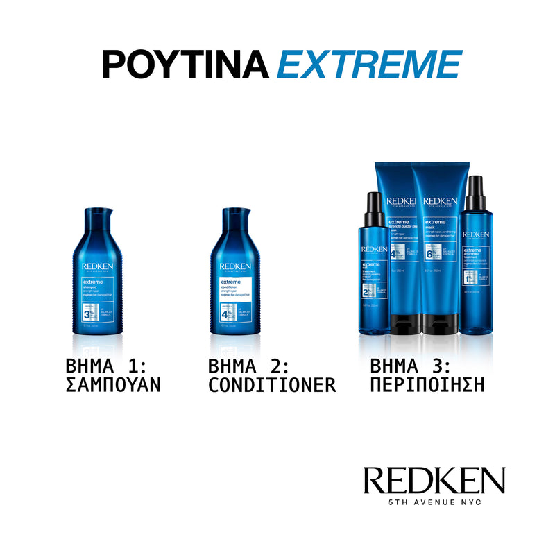 Redken Extreme Strength Builder Plus Μάσκα Αναδόμησης Για Ταλαιπωρημένα Μαλλιά 250ml