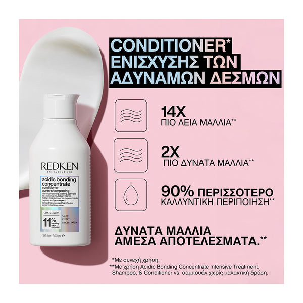 Redken Acidic Bonding Concentrate Conditioner Για Ξηρά Ταλαιπωρημένα & Βαμμένα Μαλλιά 500ml