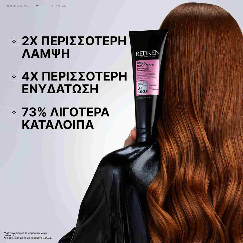 Redken Acidic Color Gloss 1 Minute Μάσκα Ενός Λεπτού για Λαμπερό Χρώμα 250ml 3