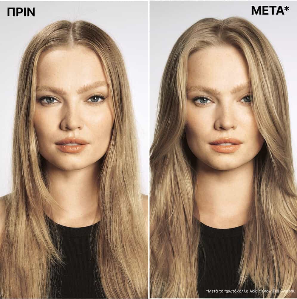 Redken Acidic Grow Full System Conditioner Πύκνωσης για Λεπτά Μαλλιά 300ml 3