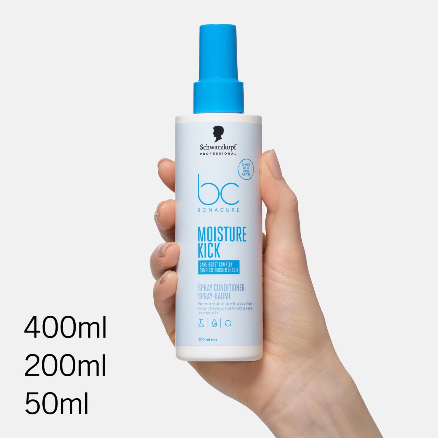 Schwarzkopf Professional BC Bonacure Moisture Kick Spray Conditioner Care-Boost Complex 200ml