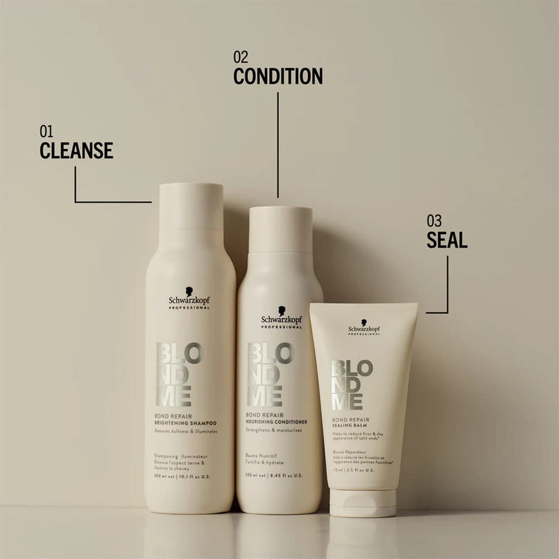 Schwarzkopf Professional Blondme Bond Repair Brightening Shampoo 300ml 5