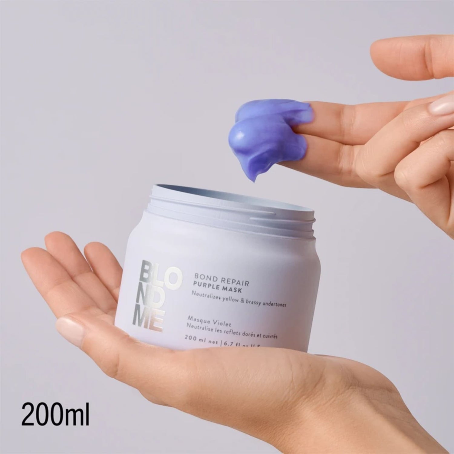 Schwarzkopf Professional Blondme Bond Repair Purple Mask 200ml 2