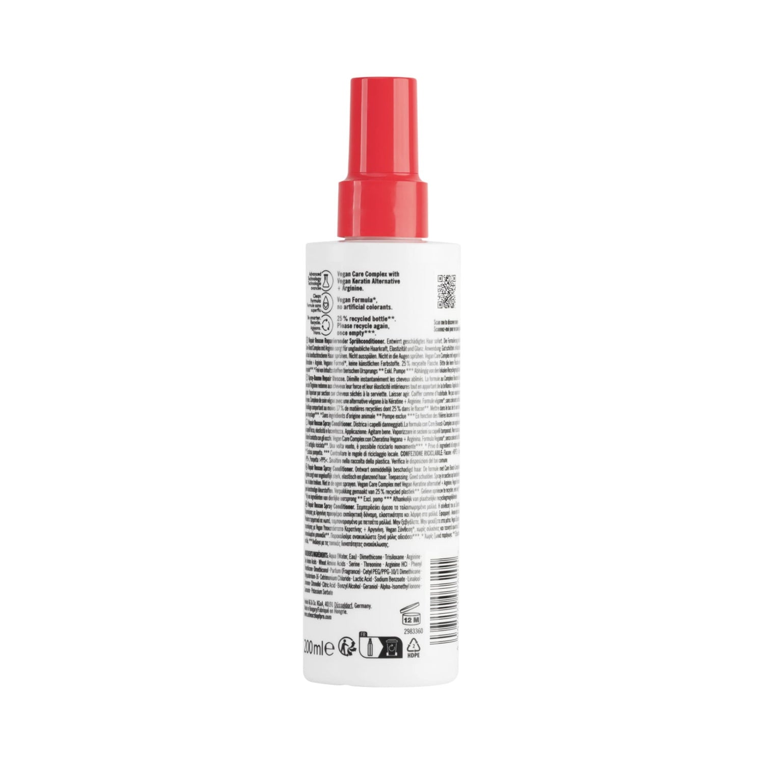 Schwarzkopf Professional BC Bonacure Repair Rescue Spray Conditioner 200ml 2