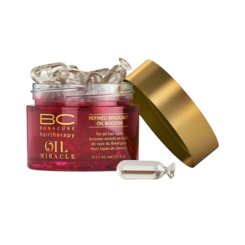 Schwarzkopf Professional BC Bonacure Oil Miracle Brazilnut Oil Booster stiprinamosios kapsules 15x1ml 2