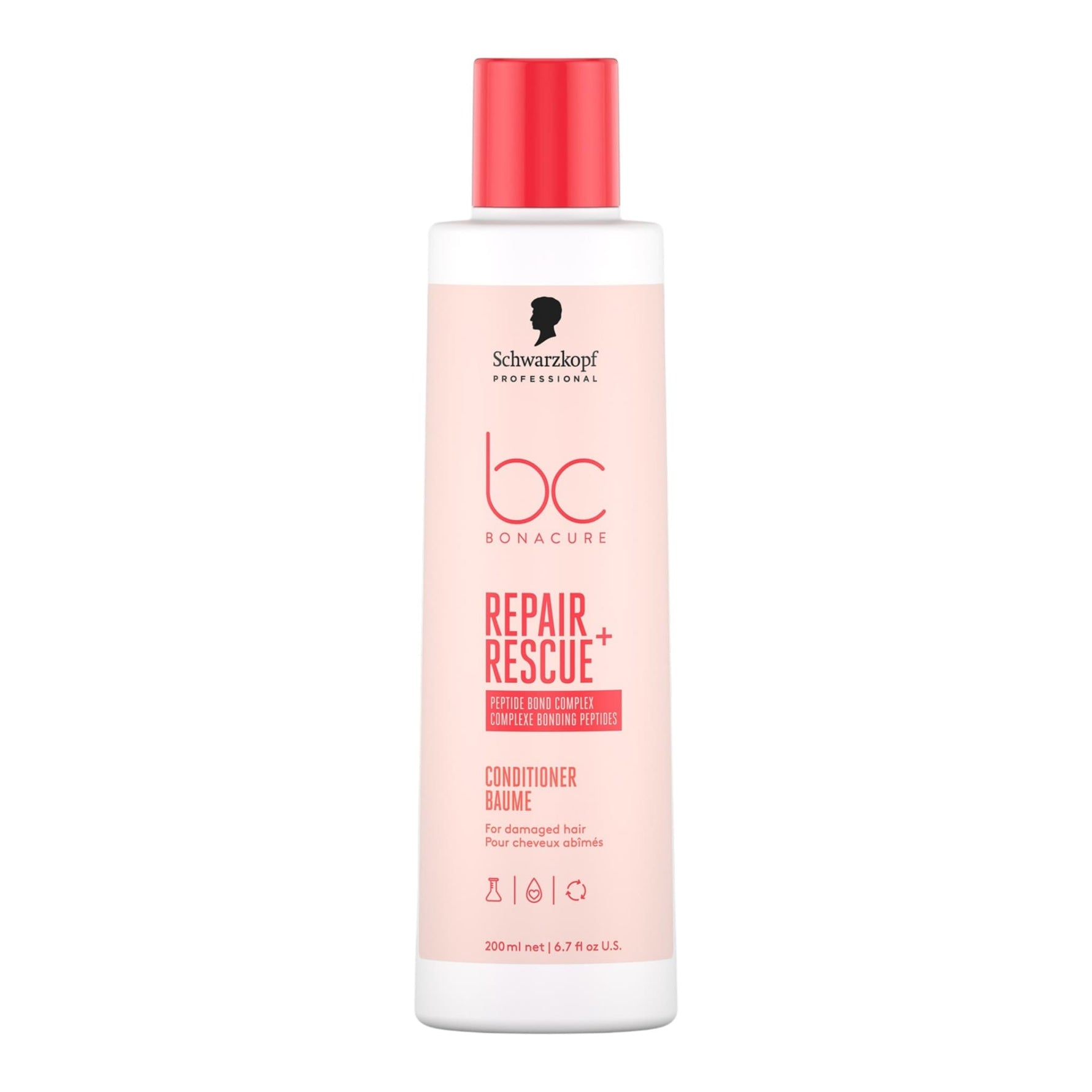 Schwarzkopf Professional BC Bonacure Repair Rescue+ Conditioner Μαλακτική Κρέμα Επανόρθωσης για Ταλαιπωρημένα Μαλλιά 200ml 1