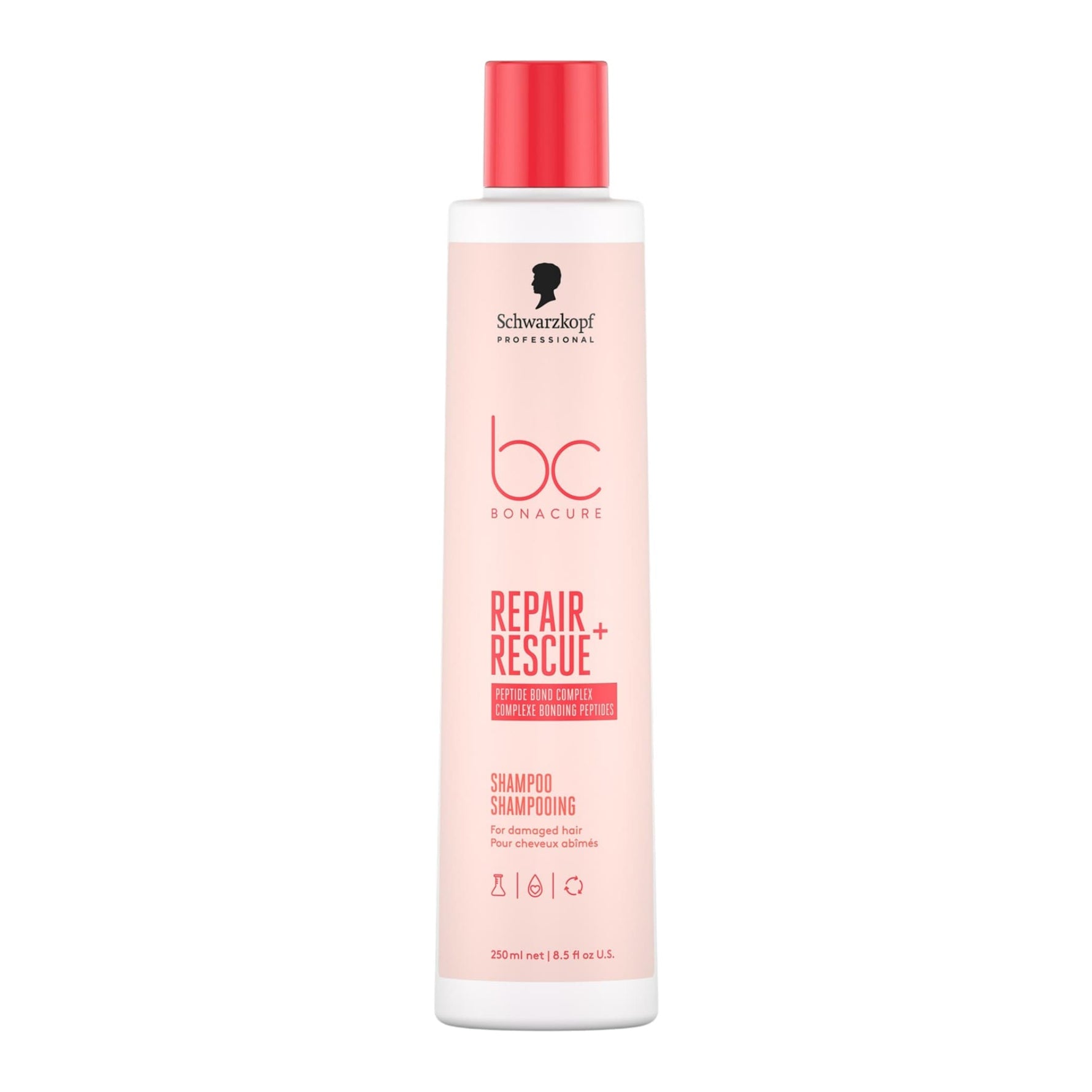 Schwarzkopf Professional BC Bonacure Repair Rescue+ Shampoo Σαμπουάν Επανόρθωσης για Ταλαιπωρημένα Μαλλιά 250ml 1