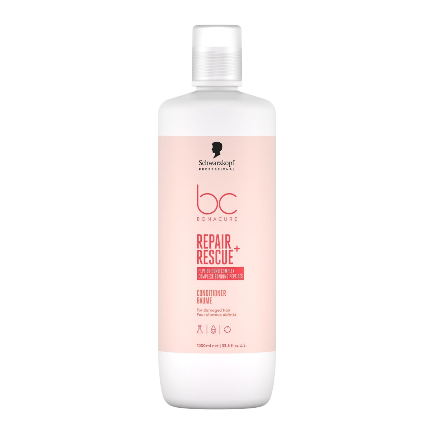 Schwarzkopf Professional BC Bonacure Repair Rescue+ Conditioner Μαλακτική Κρέμα για Ταλαιπωρημένα Μαλλιά 1000ml 1