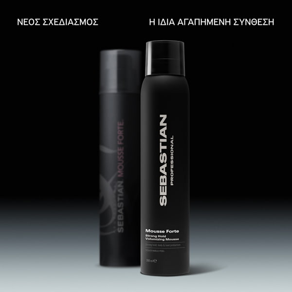 Sebastian Professional Mousse Forte Αφρός Μαλλιών για Δυνατό Κράτημα 200ml 4