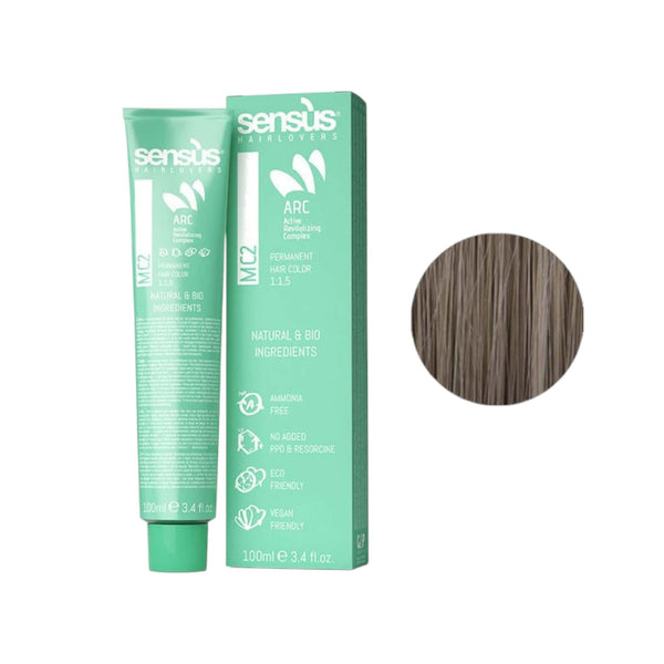 Sensus Mc2 Permanent Hair Color 7.2 Medium Beige Blonde 100ml 1