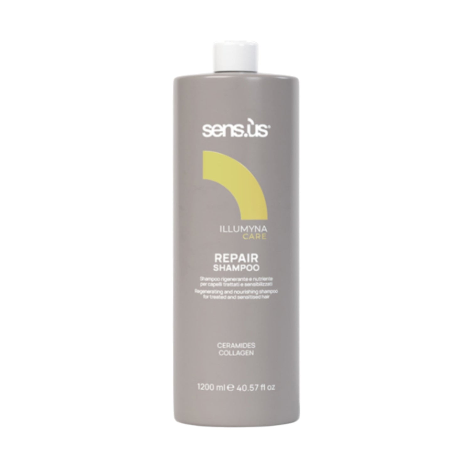 Sensus Illumyna Care Repair Shampoo Σαμπουάν Επανόρθωσης για Ταλαιπωρημένα Μαλλιά 1200ml 1
