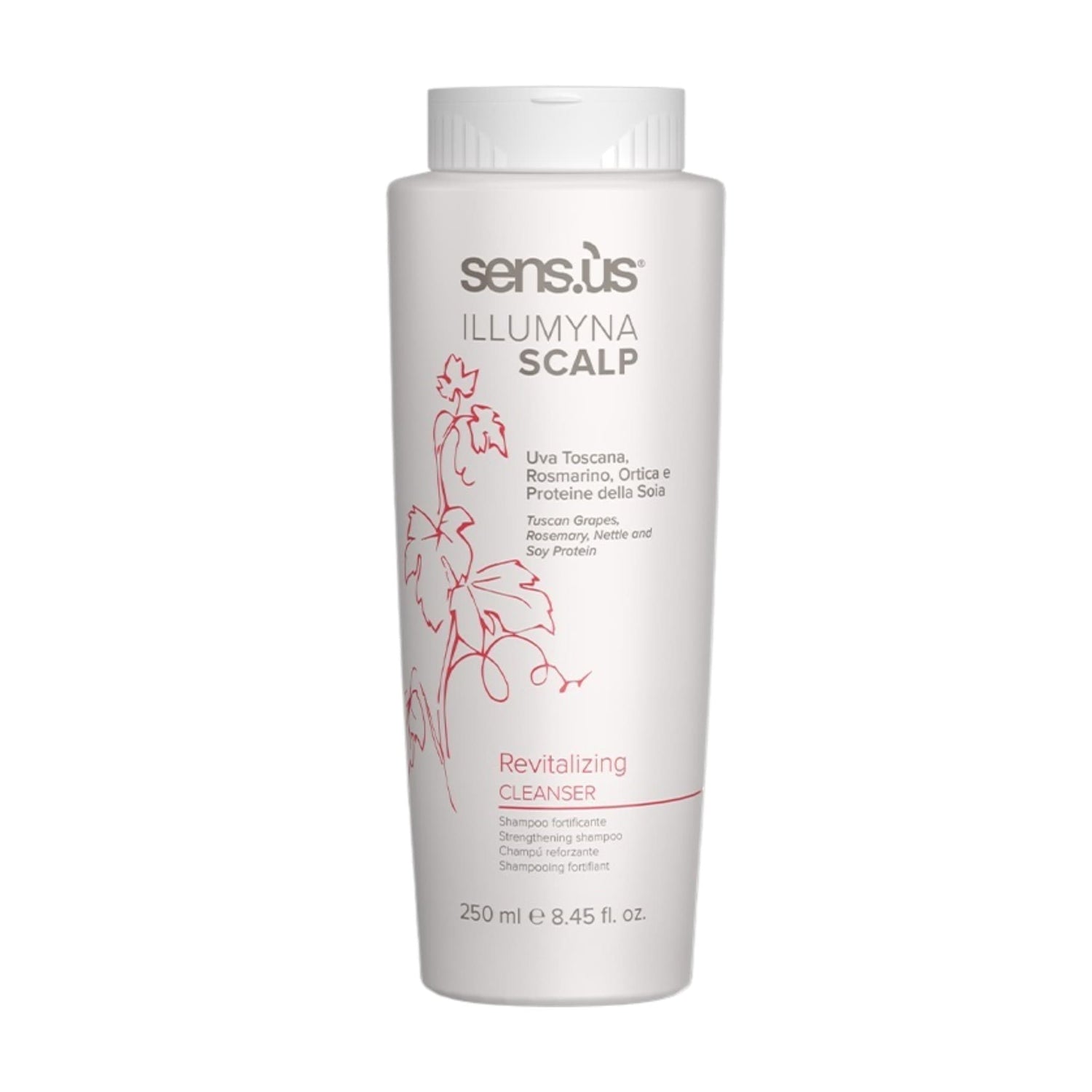 Sensus Illumyna Scalp Revitalizing Cleanser Shampoo Σαμπουάν Κατά της Τριχόπτωσης 250ml 1