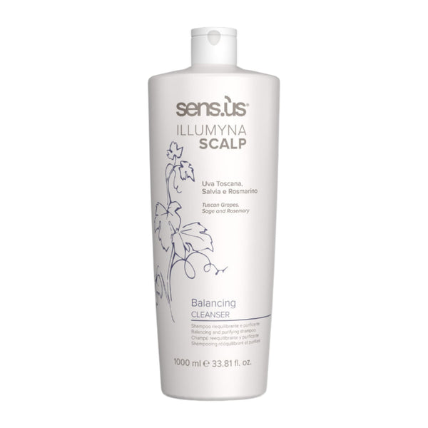 Sensus Illumyna Scalp Balancing Cleanser Shampoo Σαμπουάν Κατά της Λιπαρότητας 1000ml 1