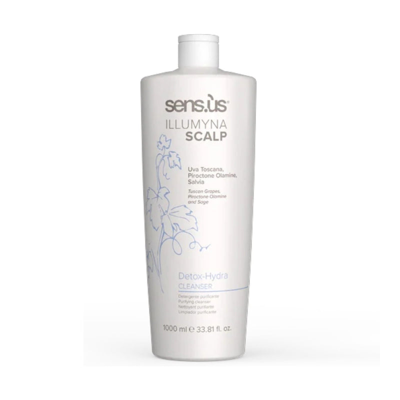 Sensus Illumyna Scalp Detox-Hydra Cleanser Shampoo Σαμπουάν για Βαθύ Καθαρισμό 1000ml 1