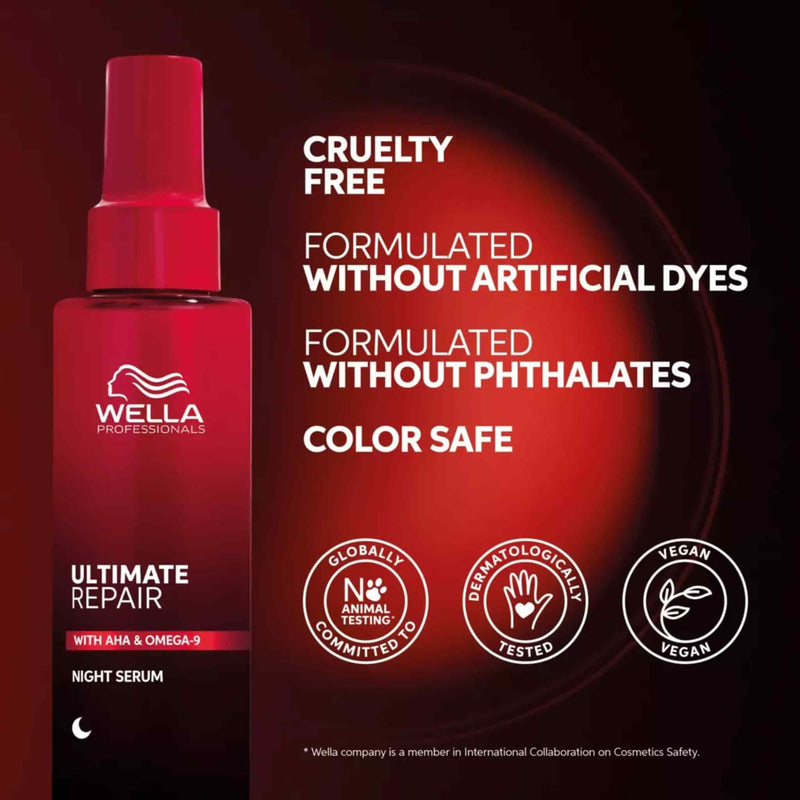 Wella Professionals Ultimate Repair Night Serum Ορός Νυκτός για Εντατική Επανόρθωση και Αναζωογόνηση των Μαλλιών 95ml