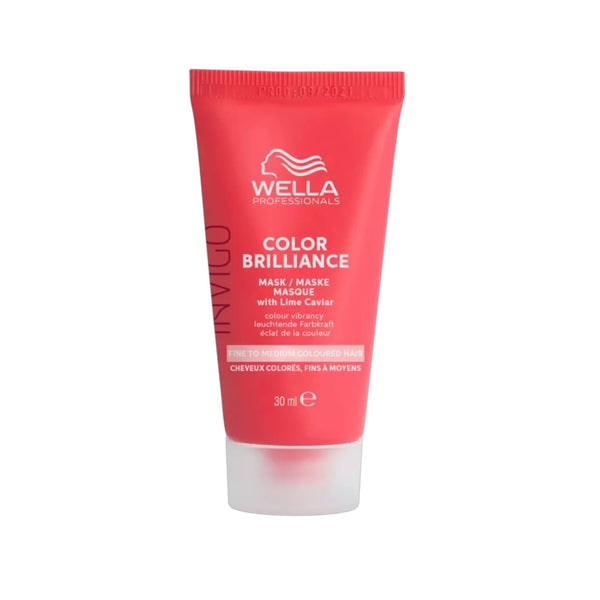 Wella Professionals Invigo Color Brilliance Μάσκα Προστασίας Χρώματος για Λεπτά Μαλλιά 30ml 1