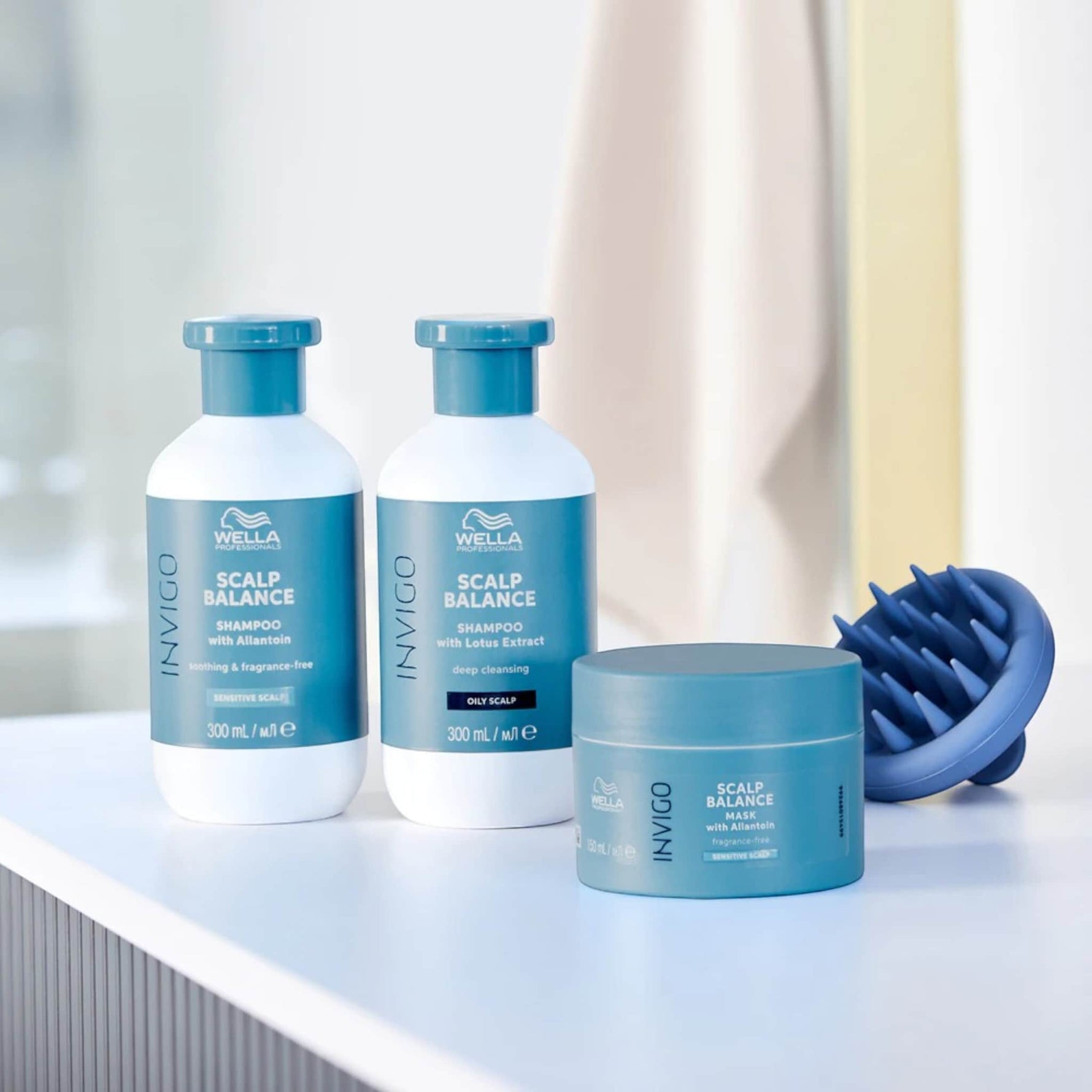 Wella Professionals Invigo Scalp Balance Sensitive Scalp Σαμπουάν για Ευαίσθητο Τριχωτό 300ml 3