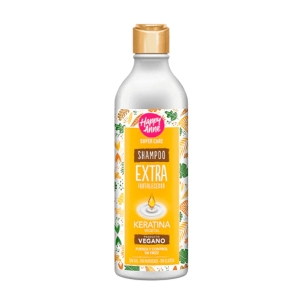 Happy Anne Super Care Extra Strengthening Keratina Σαμπουάν Θρέψης και Λείανσης 340ml 1
