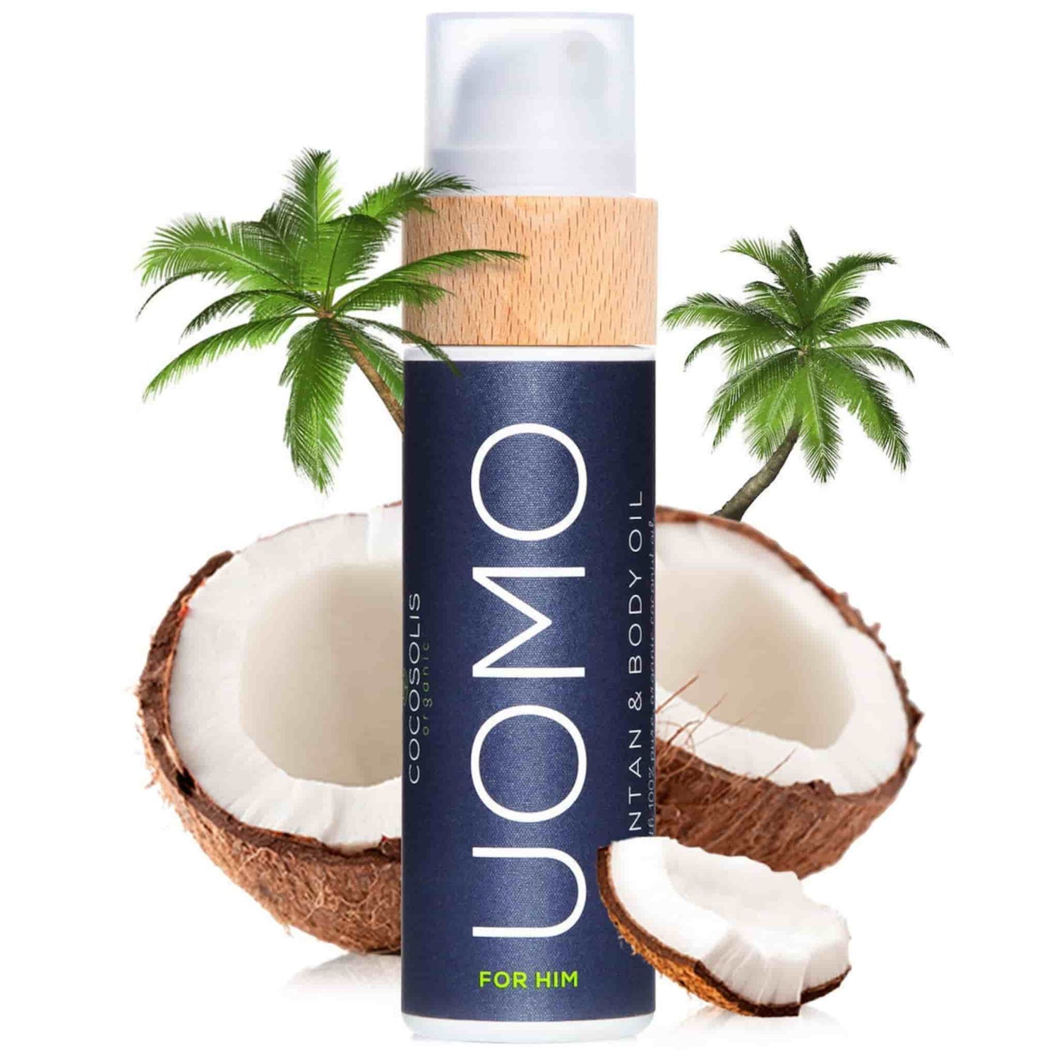 Cocosolis Suntan Uomo Tanning Oil Spray for Body 110ml