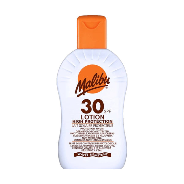 Malibu Protection Lotion Αδιάβροχη Αντηλιακή Λοσιόν για το Σώμα με SPF30 100ml 1