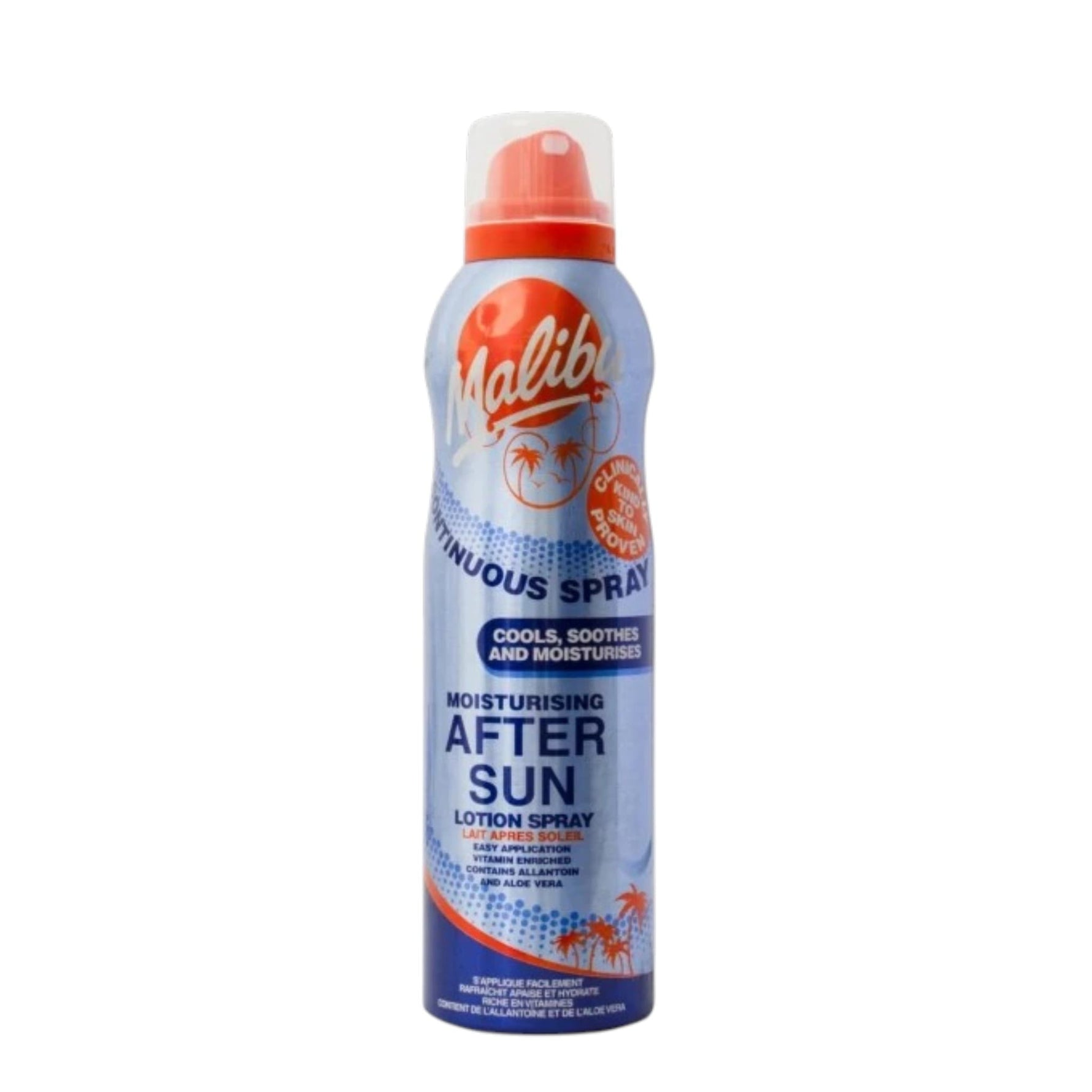 Malibu After Sun Continuous Lotion Spray Ενυδάτωση μετά την Έκθεση στον Ήλιο 175ml 1