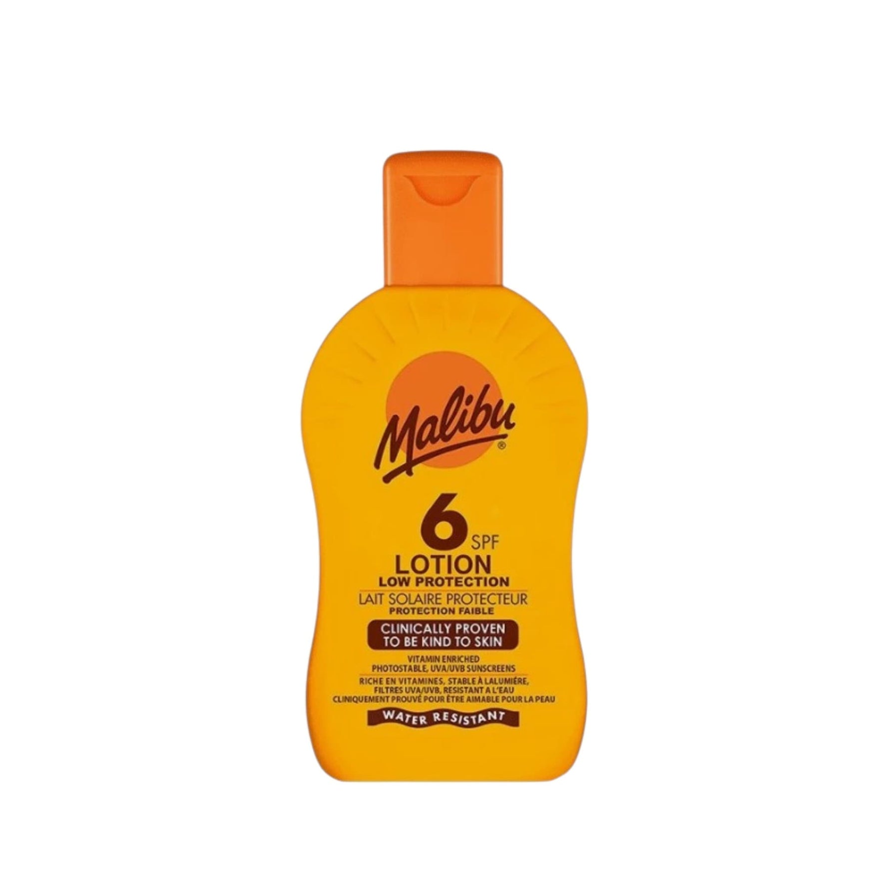 Malibu Yellow Laber Lotion SPF6 Αντηλιακή Λοσιόν Σώματος 200ml 1