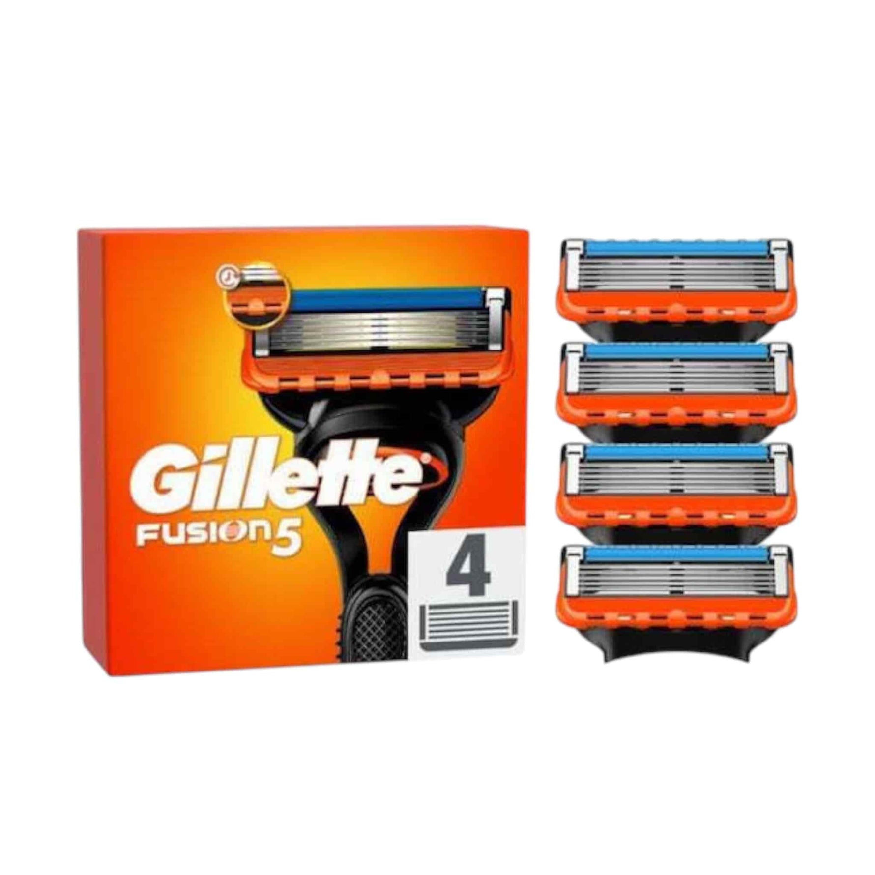 Gillette Fusion 5 Manual Ανταλλακτικές Κεφαλές με 5 Λεπίδες και Λιπαντική Ταινία 4τμχ 1