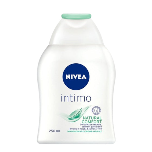 Nivea Intimo Natural Comfort Γαλάκτωμα Καθαρισμού της Ευαίσθητης Περιοχής με Έλαιο Jojoba 250ml 1